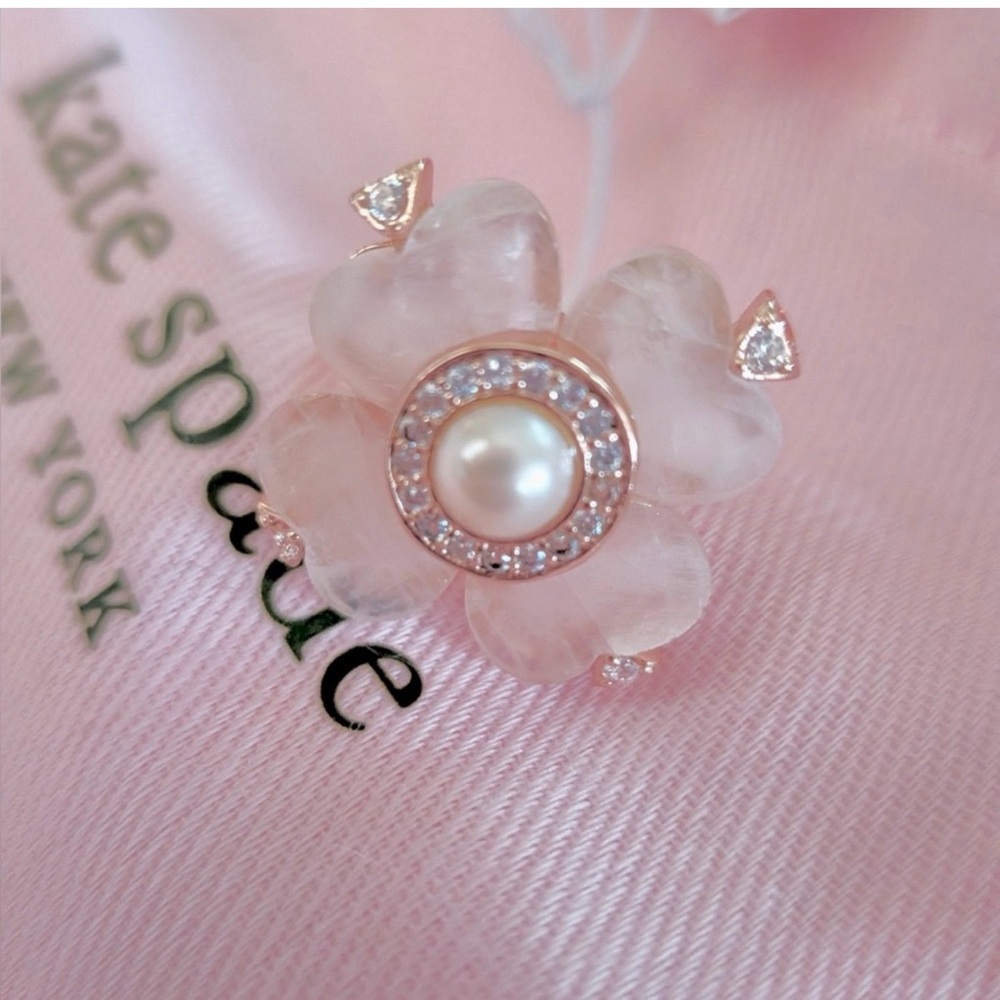 KATE SPADE NEW YORK SPADE FLOWER RING - Picture 11 of 13